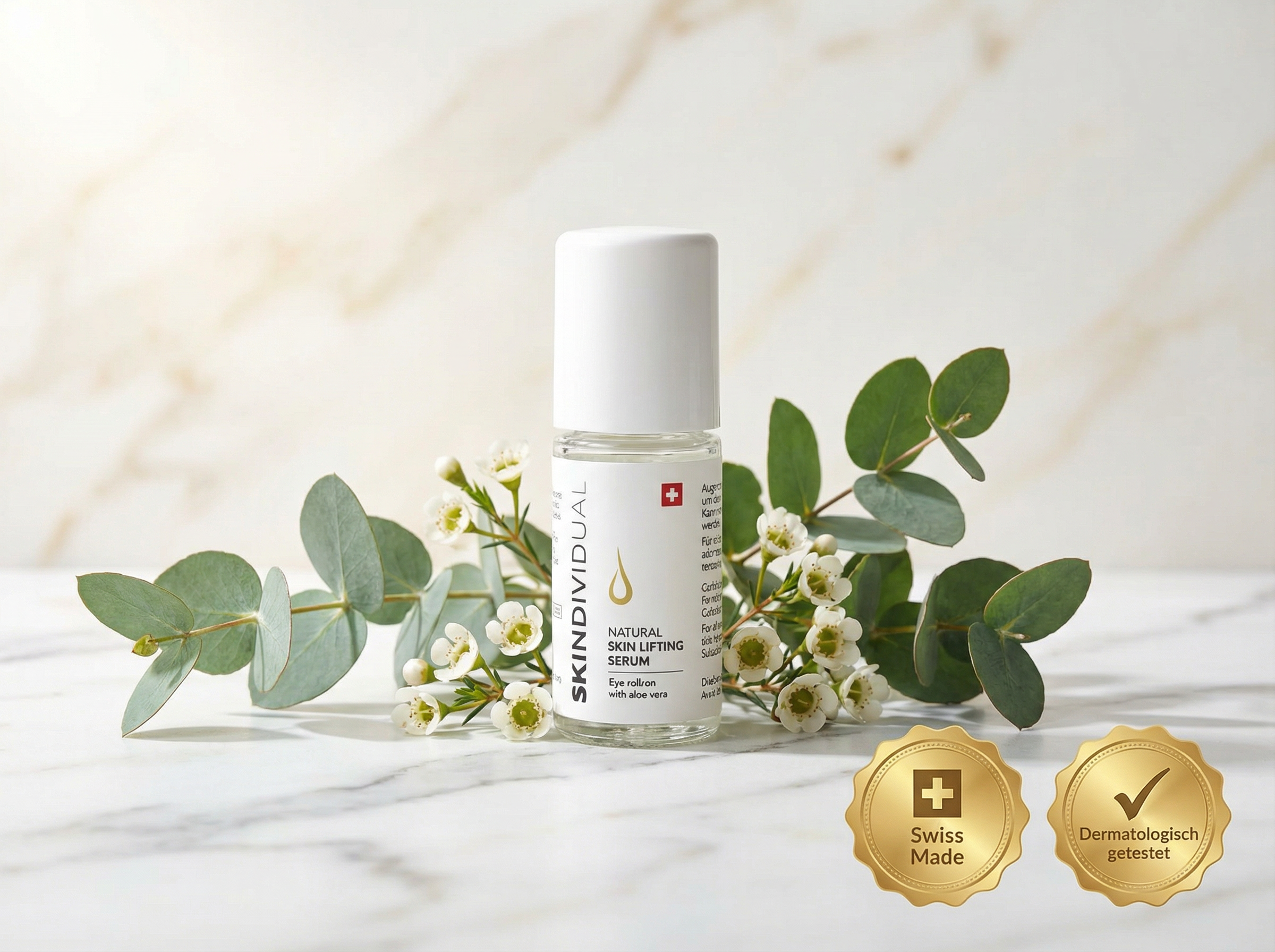 SKINDIVIDUAL Hyaluron Eye Roller — Swiss Made, dermatologisch getestet